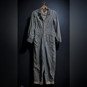 Express light weight denim jumpsuit